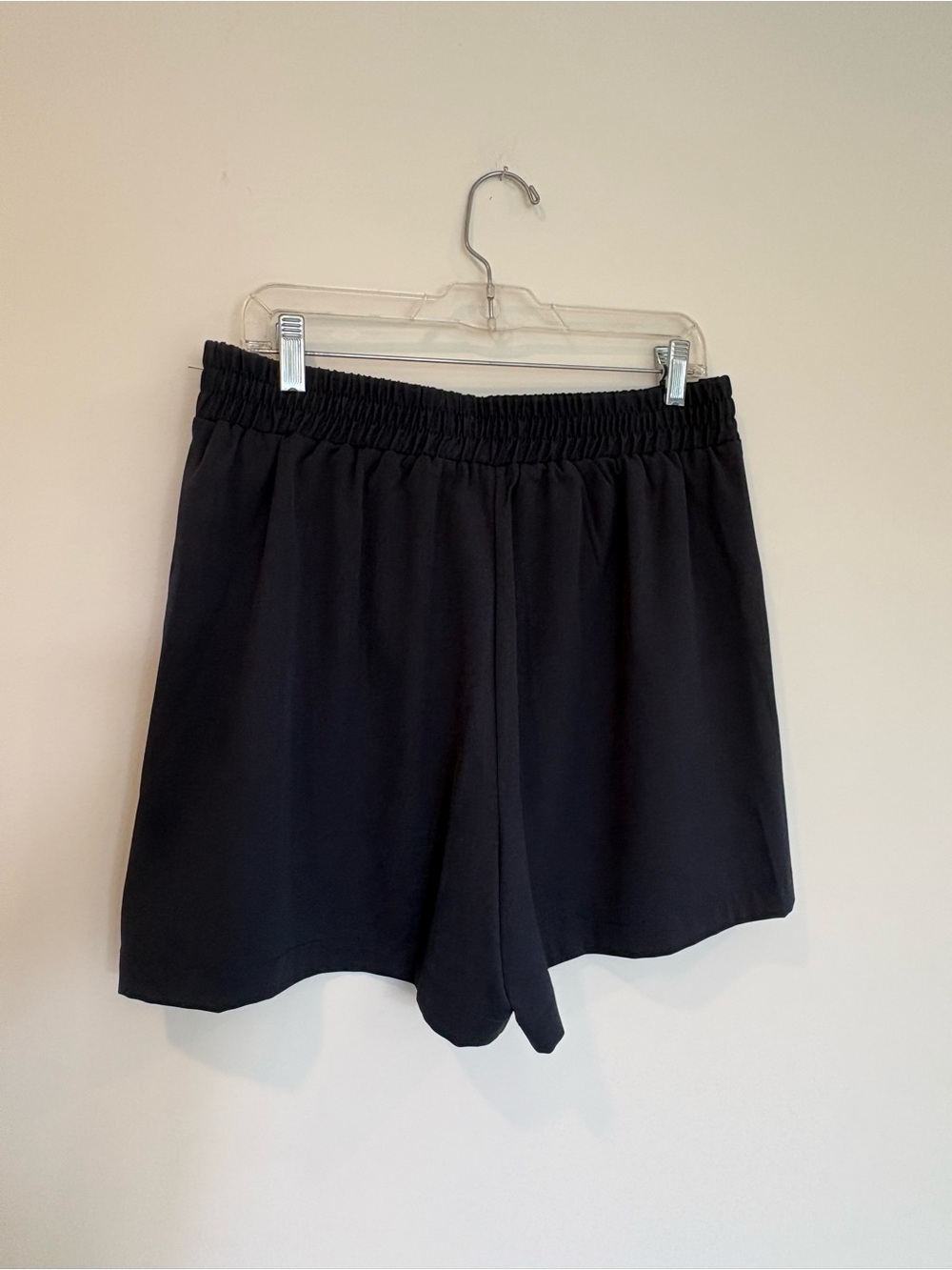 Women’s Black High-Rise Casual Shorts - Picture 2 of 5